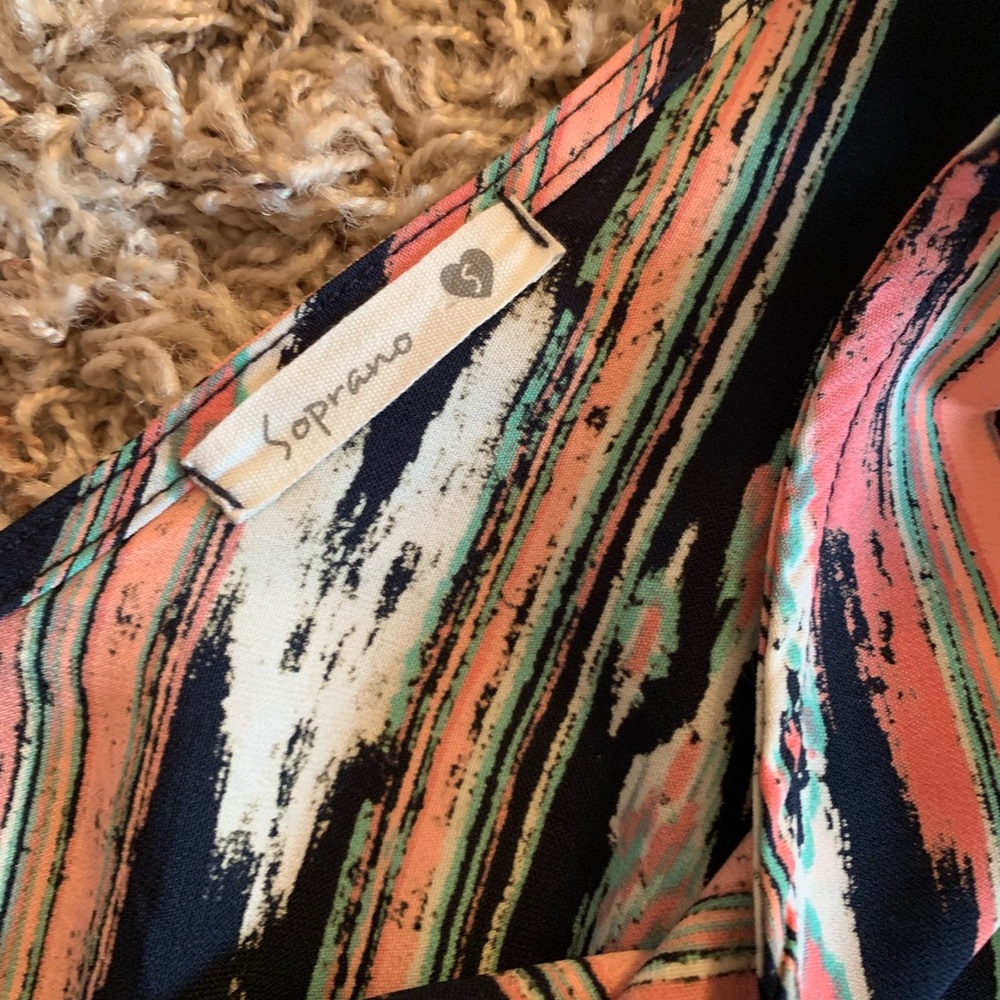 Colorful Patterned Romper - Picture 3 of 3